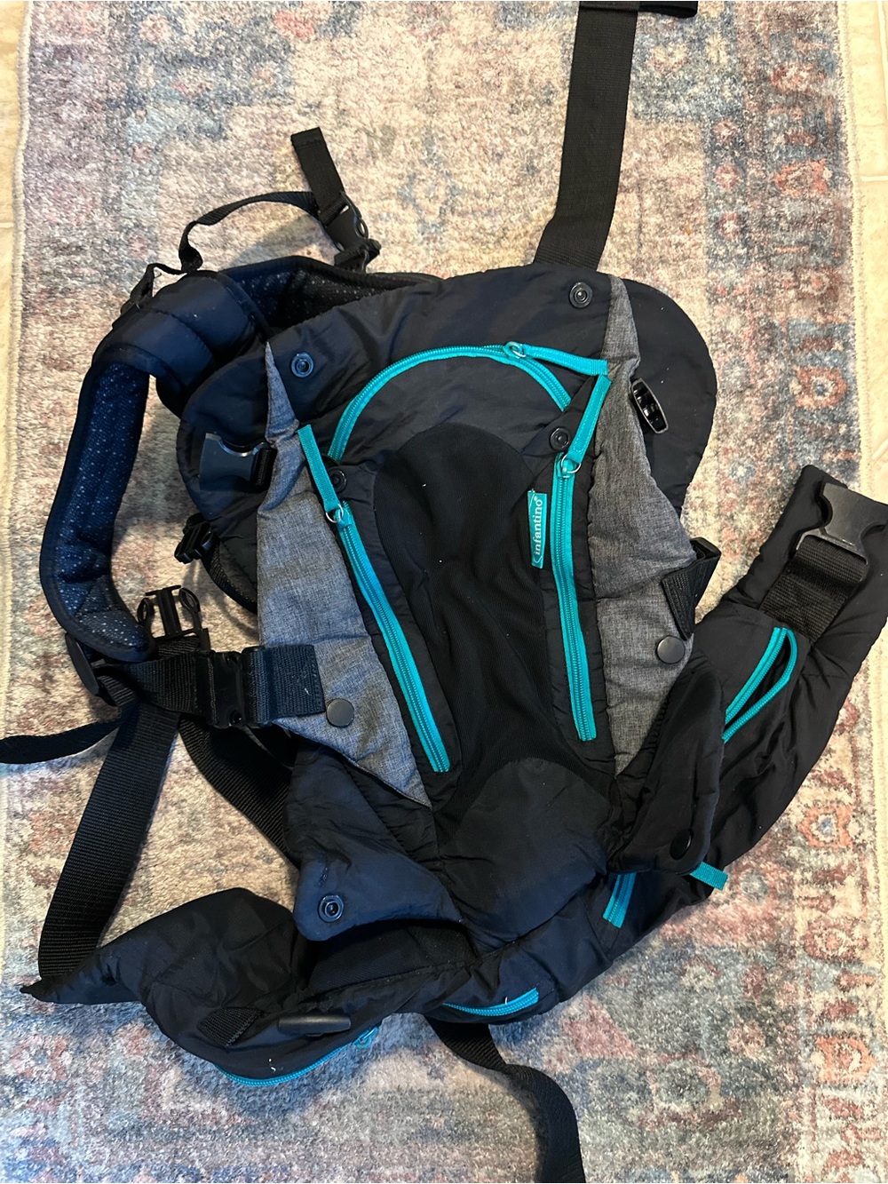 Infantino Black & Gray with Teal Accents
